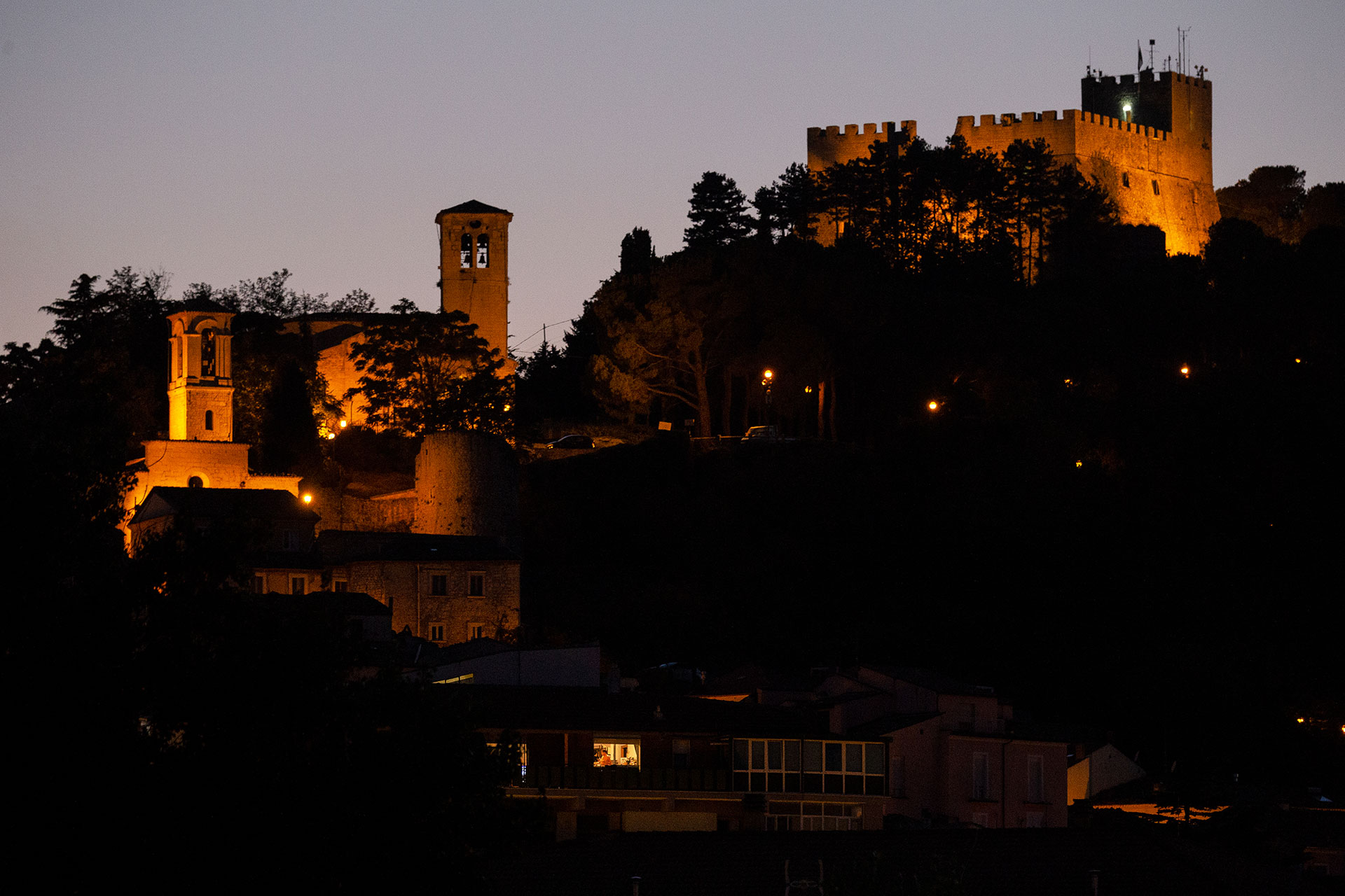 A summer night. Campobasso, Italy. August 31, 2020-Laura Venezia